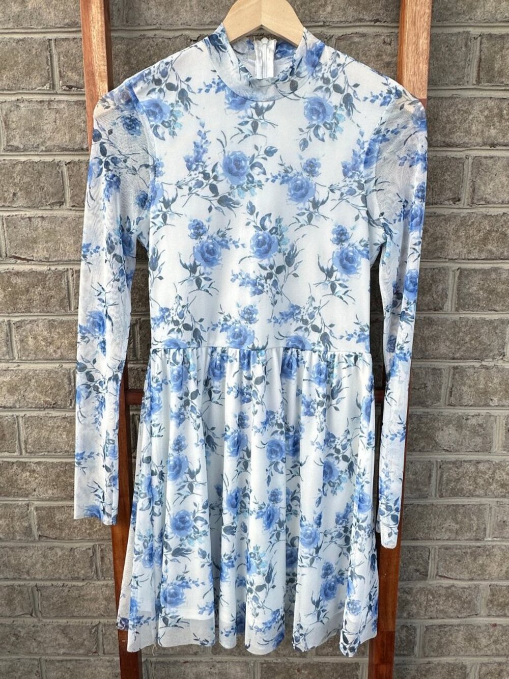 Altar'd State Floral Mesh Dress Size M